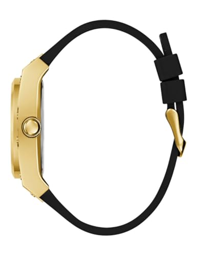 Guess Prodigy Montre Homme Multifonction Acier Doré Silicone Gw0569g2 - vue 3