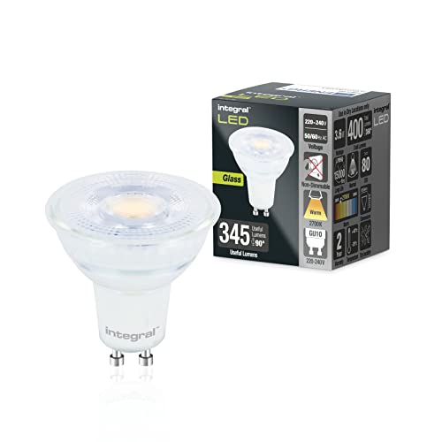 Bombillas LED GU10 para solucionar el alto consumo eléctrico, focos empotrados fijos de vidrio