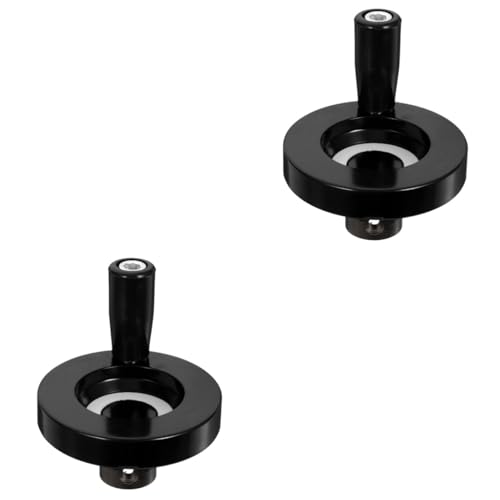 BESPORTBLE 2 Pcs Machine Tool Hand Wheel Round Durability Practicality Smooth Surface