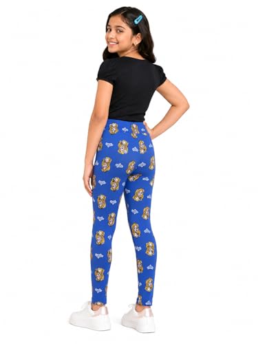 Image of BODYCARE Kids Girls Cotton Leggings | Soft Stretchable Pants, Playtime, Yoga & Casual Wear | Comfortable Elastic Waist Leggings for Toddler & Kids Girls