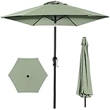 Best Choice Products 10ft Outdoor Steel Polyester Market Patio Umbrella w/Crank,...