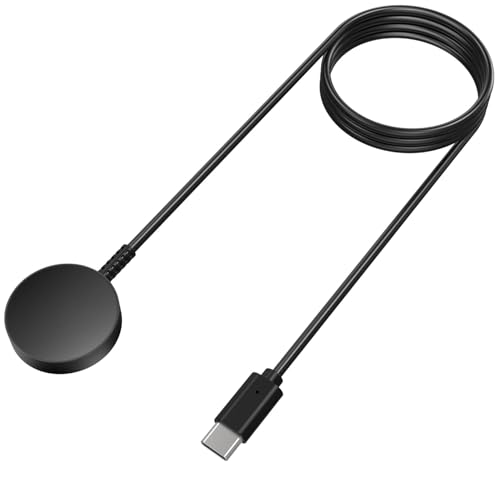 USB Charger for Samsung Galaxy Watch7/Ultra/6/6 Classic/5/5 Pro/4/4 Classic/3/Fe/Active 2/Active Charger Wireless Charging Dock for Samsung Galaxy Watch - 01 Meter Cable (USB Type C)