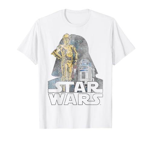 T-shirt Star Wars R2-D2 C-3PO Darth Vader le cadeau mémorable pour les passionnés de la galaxie