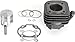 Complete 70cc Racing Cylinder Big Bore Kit with 10mm Piston Pin for Yamaha JOG Zuma 2 Stroke 50cc Scooter Minarelli 1E40QMB Engine