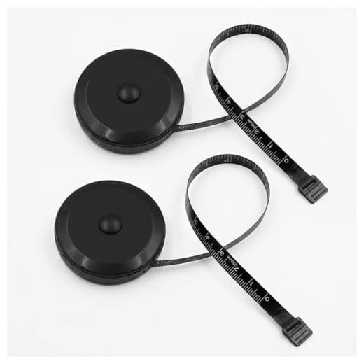 2 Pack Tape Measure 60 Inch Soft Flexible Ruler ABS PVC Body Measurement Tool