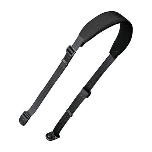 ALPAKA Padded Shoulder Strap - Adjustable, Removable Crossbody Strap for Purses, Handbags & Sling Bags - Made with Durable Axoflux 210D Nylon - Comfortable Cushioned Design for All-Day Wear,Black