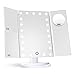 Produktbild Kosmetikspiegel, HAMSWAN 3 Seiten Make-up-Spiegel Schminkspiegel rasierspiegel Touchscreen LED faltbar dimmbar 180 Grad einstellbar Drehung 2X 3X 10X Vergrößerungsspiegel für Home Beauty