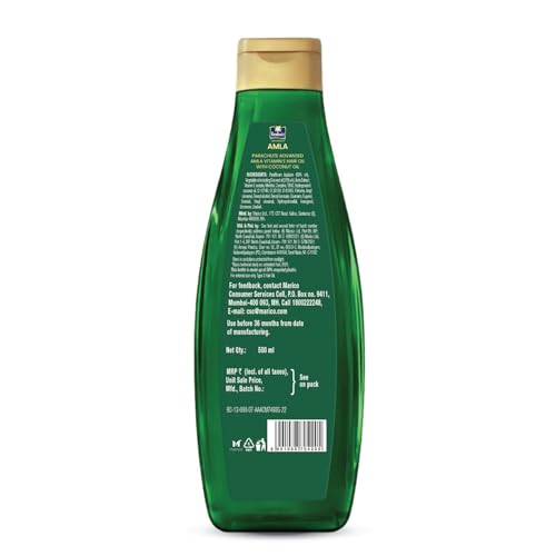 Image of Parachute Advansed Amla Hair Oil with Vitamin E | 500ml | Amla & Vitamin E | For All Hair Types