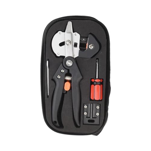 Herramienta de injerto 2 en 1, kit de podadora de jardinería, herramienta de poda para injerto de árboles frutales, corte de ramas, máquina de injerto de agarre cómodo