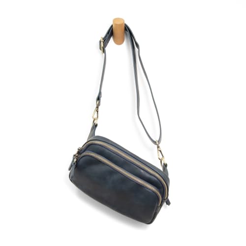 Image of Joy Susan Womens Fashion Purse Kylie Double Zip Sling Belt Bag
