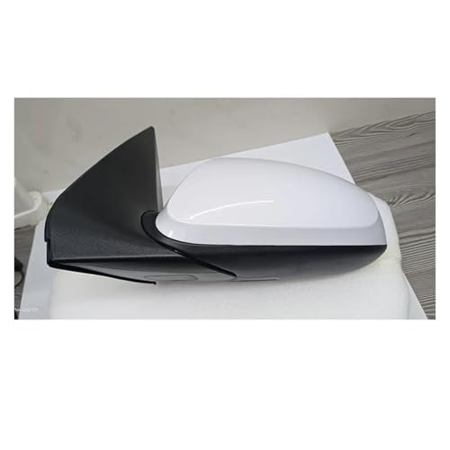 Retrovisor exterior coche Para Hyundai Para i10 2020-2023 Lente calefactora eléctrica ajustable sin señal giro Conjunto espejo retrovisor OE 87610-K6000 Retrovisor completo(1PC 5P No paint L)