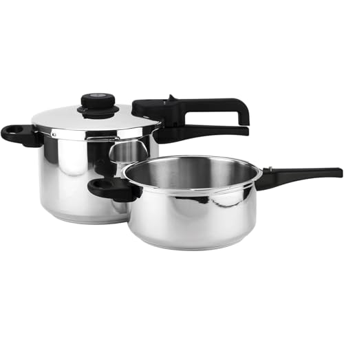 Image of Fagor Dual Xpress 4+6L Pressure Cooker - Stainless