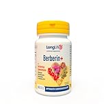 LongLife® Berberin+ | Berberina liposomiale | Con silimarina, idrossitirosolo, monacoline e coenzima Q10 | Benessere cardiovascolare | Fino a 2 mesi di trattamento| Vegano e senza glutine
