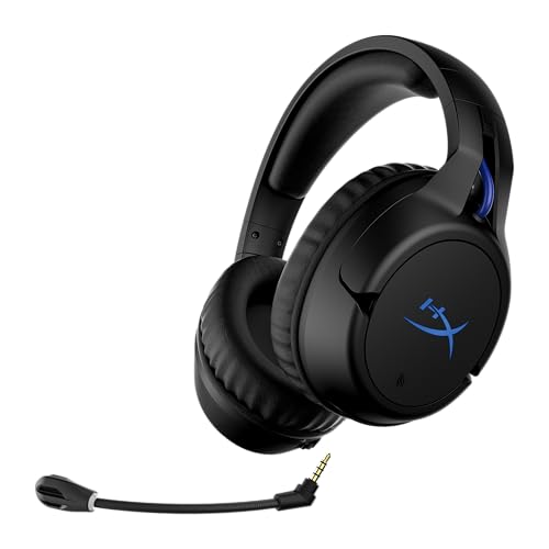 Cloud Flight – Cuffie per il gaming wireless per PS5 e PS4, autonomia massima di 30 ore, cuffie in memory foam con similpelle di prima qualità, microfono dotato di cancellazione del rumore - Cuffia gaming - Immagine 2
