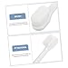 PACKOVE 5Pcs Soft Toothbrush Replacement Heads for Electric Toothbrush Compatible with Series Models Cleaning with Fine Bristles Convenient Snap Design