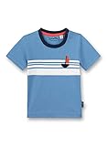 platzierter Ringel Sanetta Jungen blau T-Shirt, SkyBlue, 92