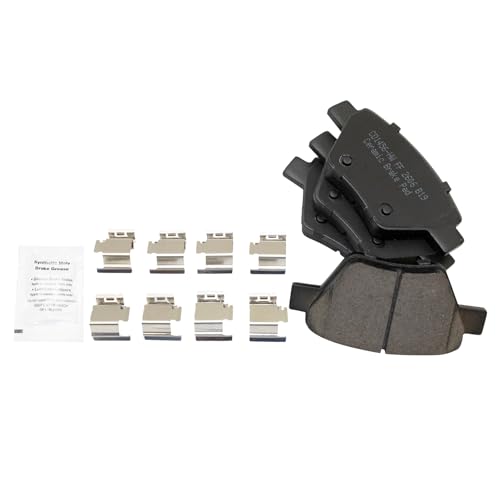 Image of TRQ Rear Ceramic Brake Pad & Rotor Kit