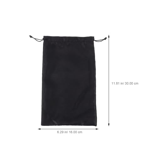 Lurrose 6 Stück Perücken Aufbewahrungstasche Seide Satin Perücke Taschen mit Kordelzug zum Verpacken von Perückenbündeln Aufbewahrungssäcken für Haarverlängerungen für Zuhause Salon Reisen