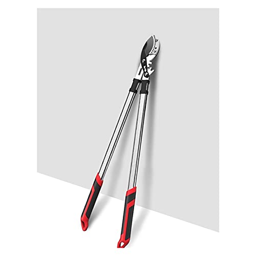 VNNHGB Tijeras de podar telescópicas largas, Tijeras de Yunque para setos, Herramientas de jardinería, Herramientas manuales agrícolas, Cortasetos (Gran Apertura)