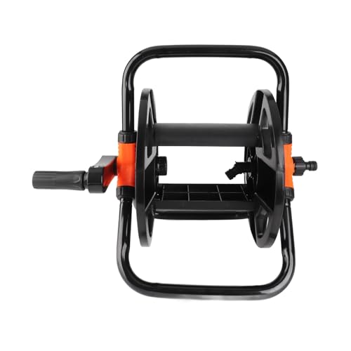 Hose Reel Cart, Hold Up to 20M 1/2''Garden Hose Trolley, Integrated Handle Saving Labour Cart Reel for Car Washing and Outdoor Planting - Image 4