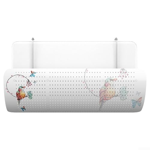 Deflector de viento de CA resistente para instalación en pared con redirección de flujo de aire para mejorar la comodidad de la habitación