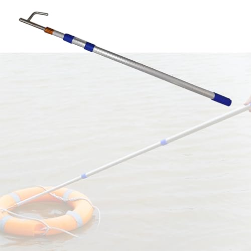 Perche de poussée marine télescopique et crochet de bateau réglable pour amarrage