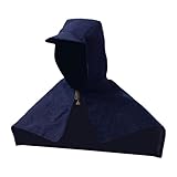 MotiveTech Welding Cover Hood Welding Hat with Neck Shoulder Drape Breathable Multifunctional Reusable Welding Cap Welding Shawl, Cap Brim Opening