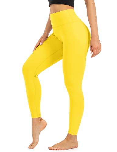 Blisset High Waist Leggings for Women - Opaque Soft Tummy Control Athletic Pants for Yoga Running Workout and Gym