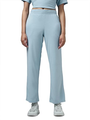 Image of TECHNOSPORT Women's Relaxed Fit Mid Rise Track Pant