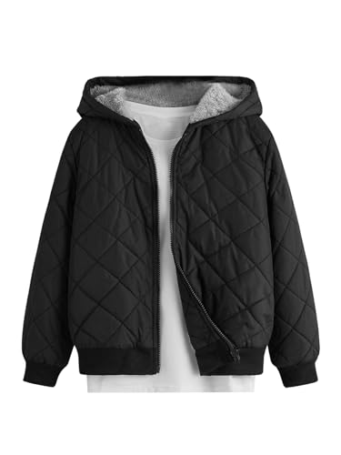 SOLY HUX Boy's Zip Up Hooded Teddy Jacket Fleece Lined Autumn Winter Outerwear3