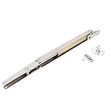 ANKROYU Edelstahl Pneumatische Stangenhalterung Hochleistungsklappbarer Stützhalterung Einstellbarer Regalhalterung für Küchenworkshop Büro Balkon 32 cm Länge 272 g Gewicht (150n)