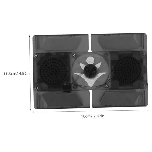 Base plegable para laptop con ventilador y luz LED GALPADA miniatura 2