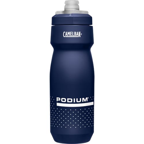 CamelBak Podium Bike Squeeze Water Bottle Navy Blue, 24oz