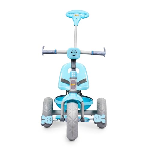 Image of Luusa Emo-G Light & Musical Tricycle for Kids | Baby Tricycle with 3 Adjustable Parental Control for 2 Years to 5 Years for Boys|Girls (Carrying Capacity Upto 30KGS) (Blue)