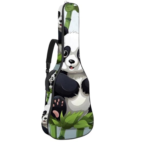 Sac pour guitare acoustique 40 pouces panda étanche pour homme et femme