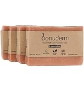 Bonuderm All Natural Vegan Handmade Cold Process Soap – Natural Soap for Women and Men for Body, ...