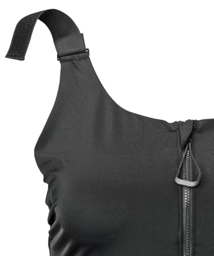 Women's Zip Front Adaptive Swim Tankini2