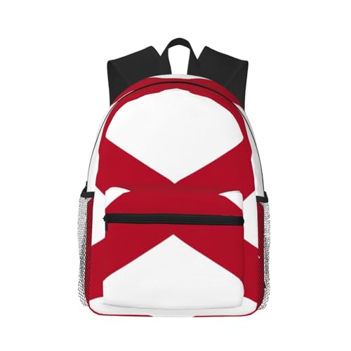 Sac à dos ordinateur 15,7 pouces style Alabama pour le campus et les voyages
