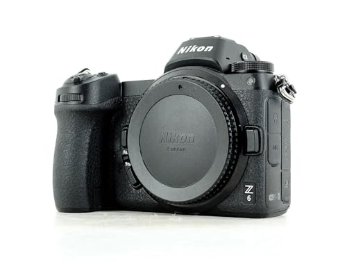 Nikon Z6 boitier Nu, Appareil Photo Numérique Hybride Plein Format (24,5 MP, 4K UHD/30p, stabilisation sur capteur 5 Axes, écran inclinable et Tactile de 8 cm / 3,2 Pouces)