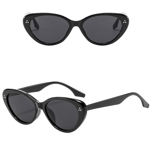 Lunettes de soleil œil de chat vintage finitions léopard marron et verres UV400 haute fidélité - 3