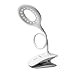 Seealle Desk Lamp Clip,USB Rechargeable LED Clip Reading Light Gooseneck Touch Table Lamp for Headboard and Bedroom