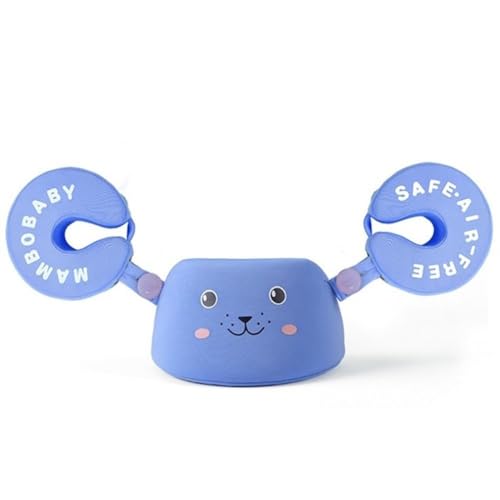 Mambobaby Swimming Floats for Kids 3 in 1 Natation Trainer Arm Floating Jecket 3-4-5-6 Years Children's Pool Game Toys (Blue)