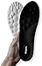 Original Stepprs Comfort Boosting Massage Insoles, 4D Memory Foam Thermal Insoles with Arch Support for Men and Women (Black, EU 39-40)