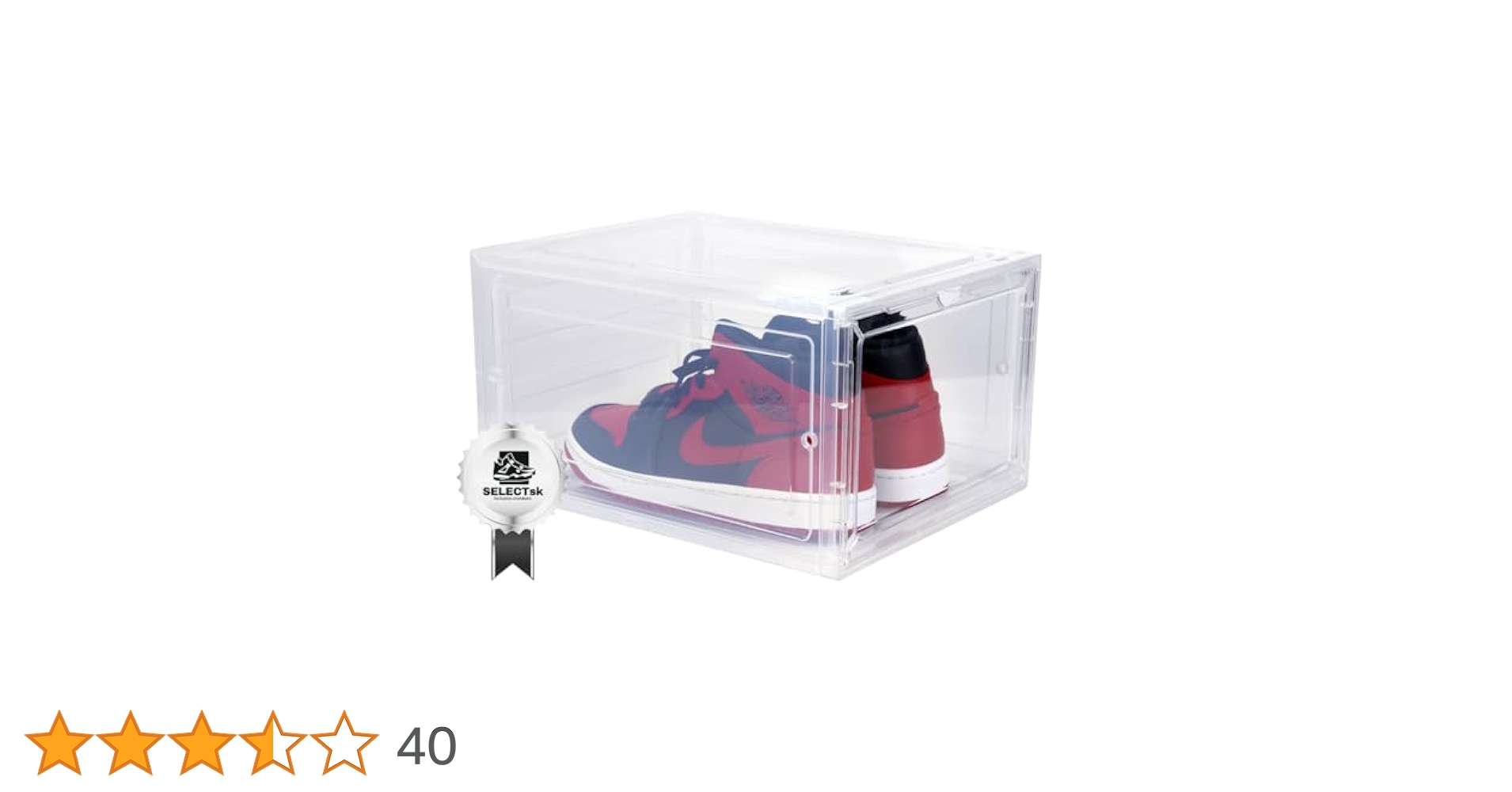 ディズニー　クリアボックス 10枚】透明クリアボックス PET(ワンタッチ組立式) 4×2×4cm 10枚