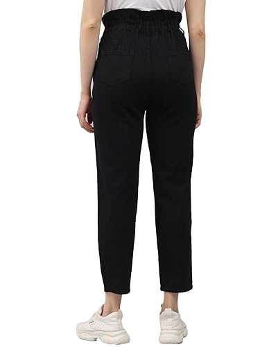 Image of KOTTY Women's High Rise Cotton Lycra Blend Ankle Length Slim fit Jeans