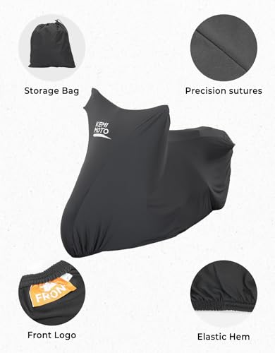 Housse de protection pour moto intérieure KEMIMOTO élastique - 4