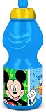 Tataway Botella deportiva Mickey Has Fun de 400 ml: ligera, práctica y resistente, con el divertido diseño de Mickey Mouse, perfecta para la escuela, el deporte y el ocio