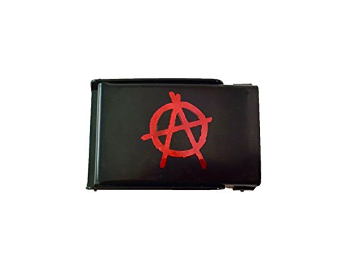 EDNA Black Flip Type Buckle for Web Belts Anarchy Design