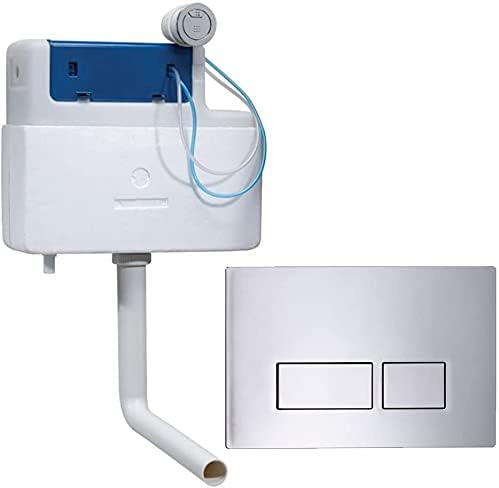 Roper Rhodes Bottom Entry Concealed Cistern With Large Square Chrome Push Button