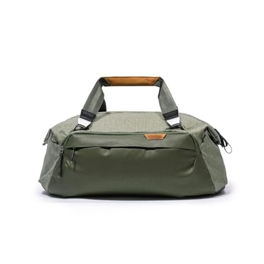 Best luggage for off the beaten path Peak Design Travel Duffel 35L in Sage